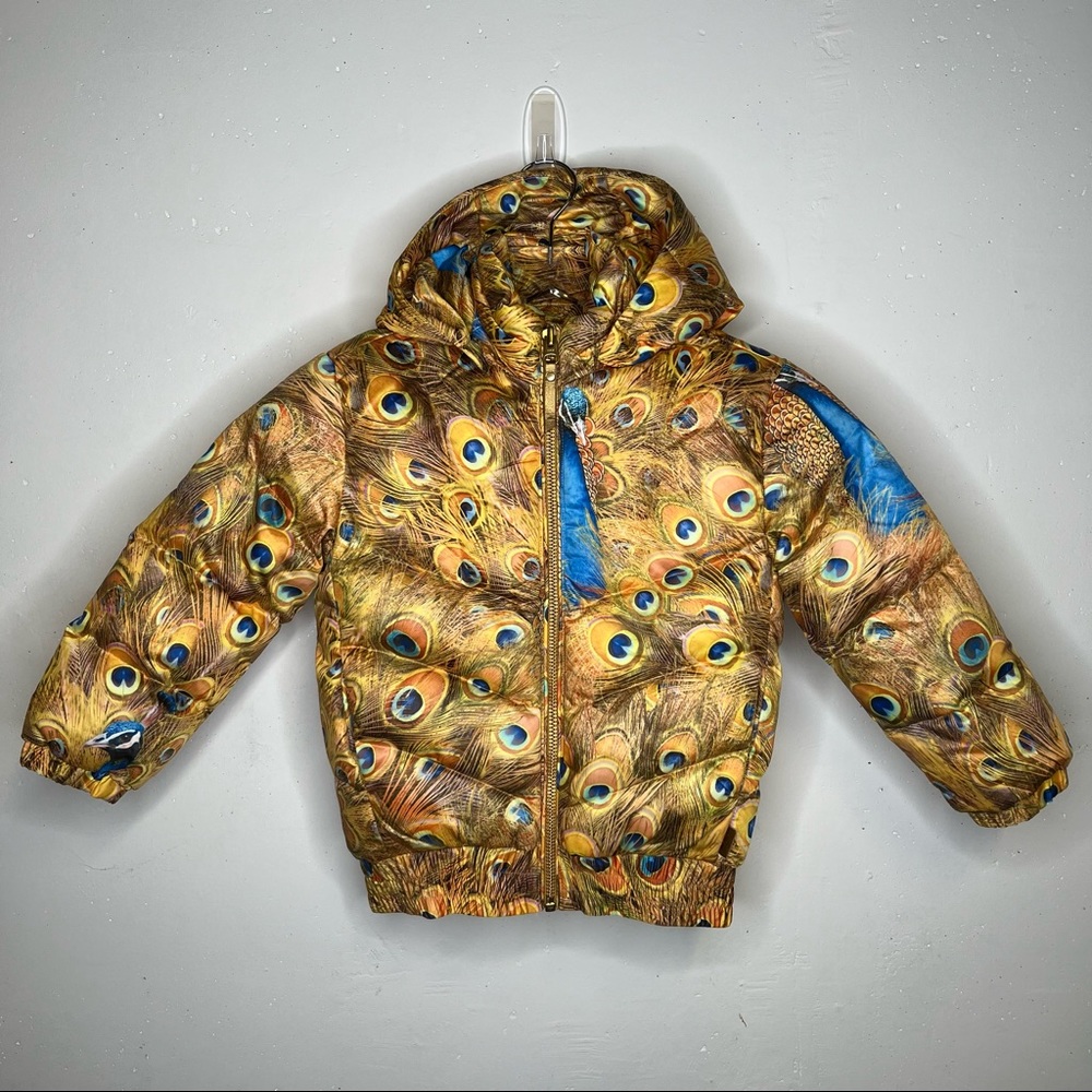 MOLO Puffer w/ Peacock Design